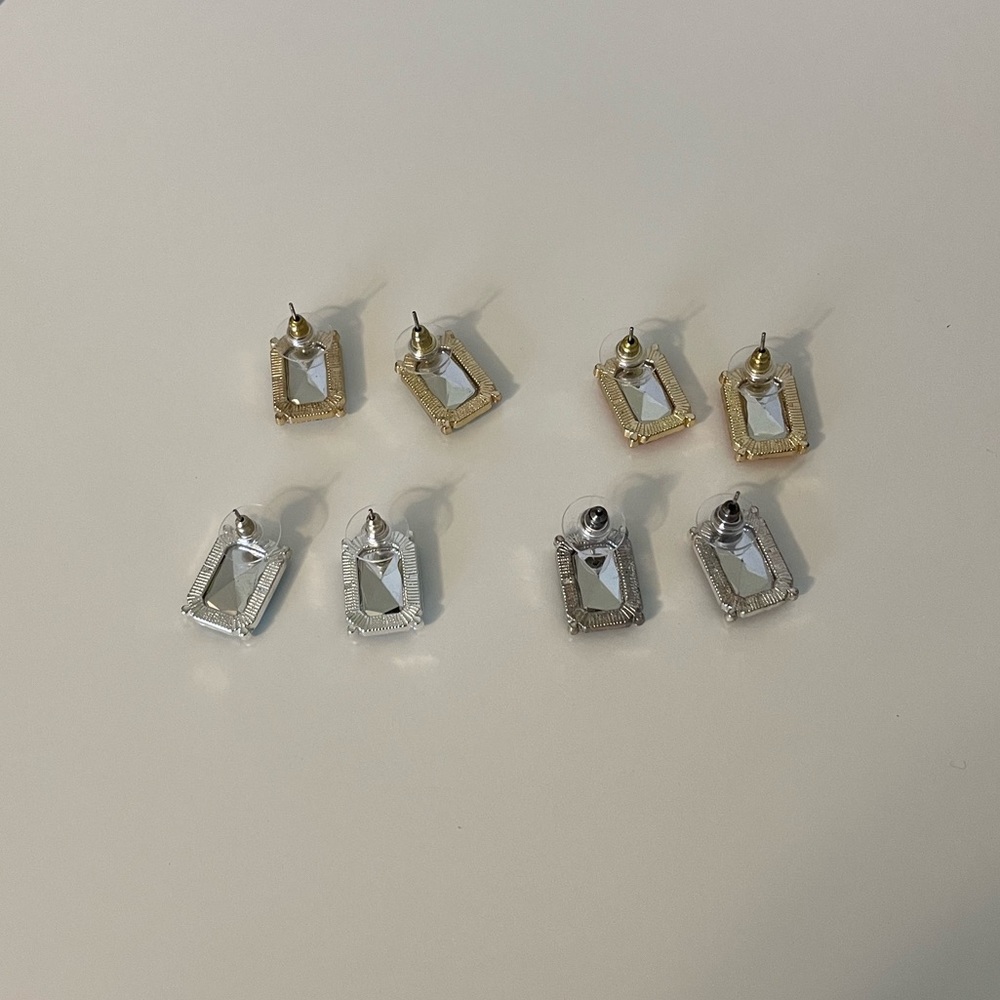 Rectangle earring bundle - Picture 2 of 2
